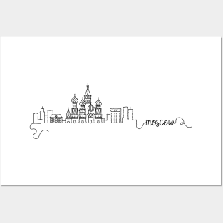 Moscow City Signature Posters and Art